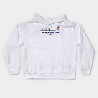 DeHavilland Canada Dash 8-300/Q300 - British Airways Kids Hoodie